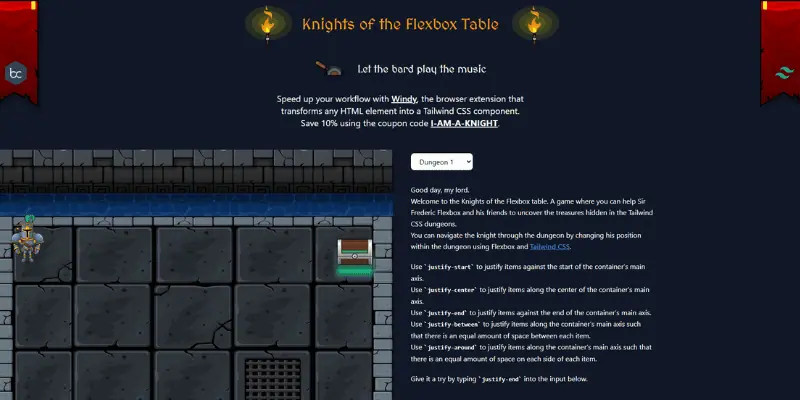 knights of flexbox battle